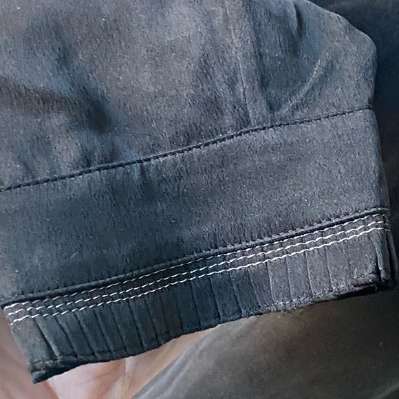 Coach black embellished SILK Ruffle Top - Picture 7 of 16